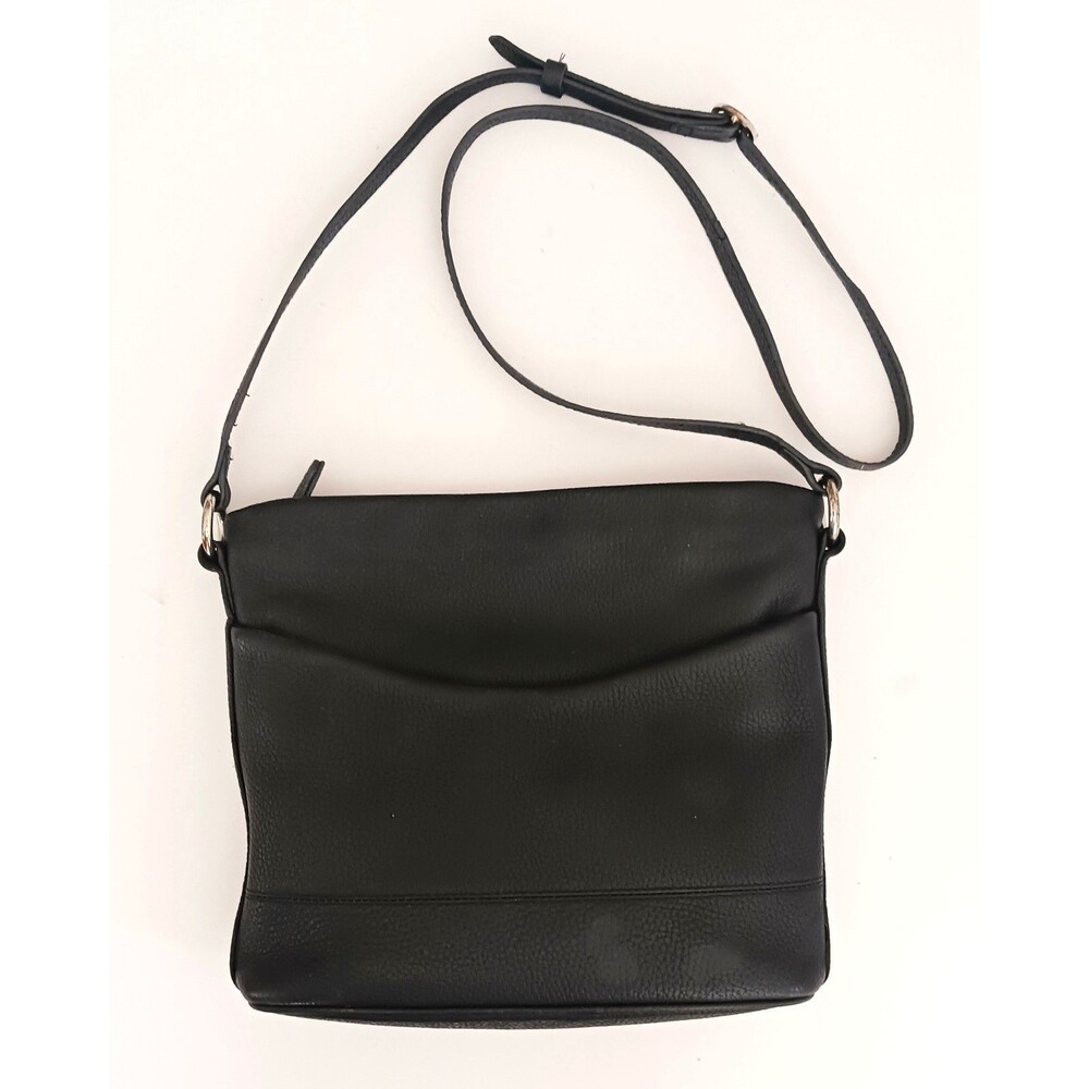 Corder London Ada Blk Pebbled Leather Crossbody Bag Pockets Adjustable Strap